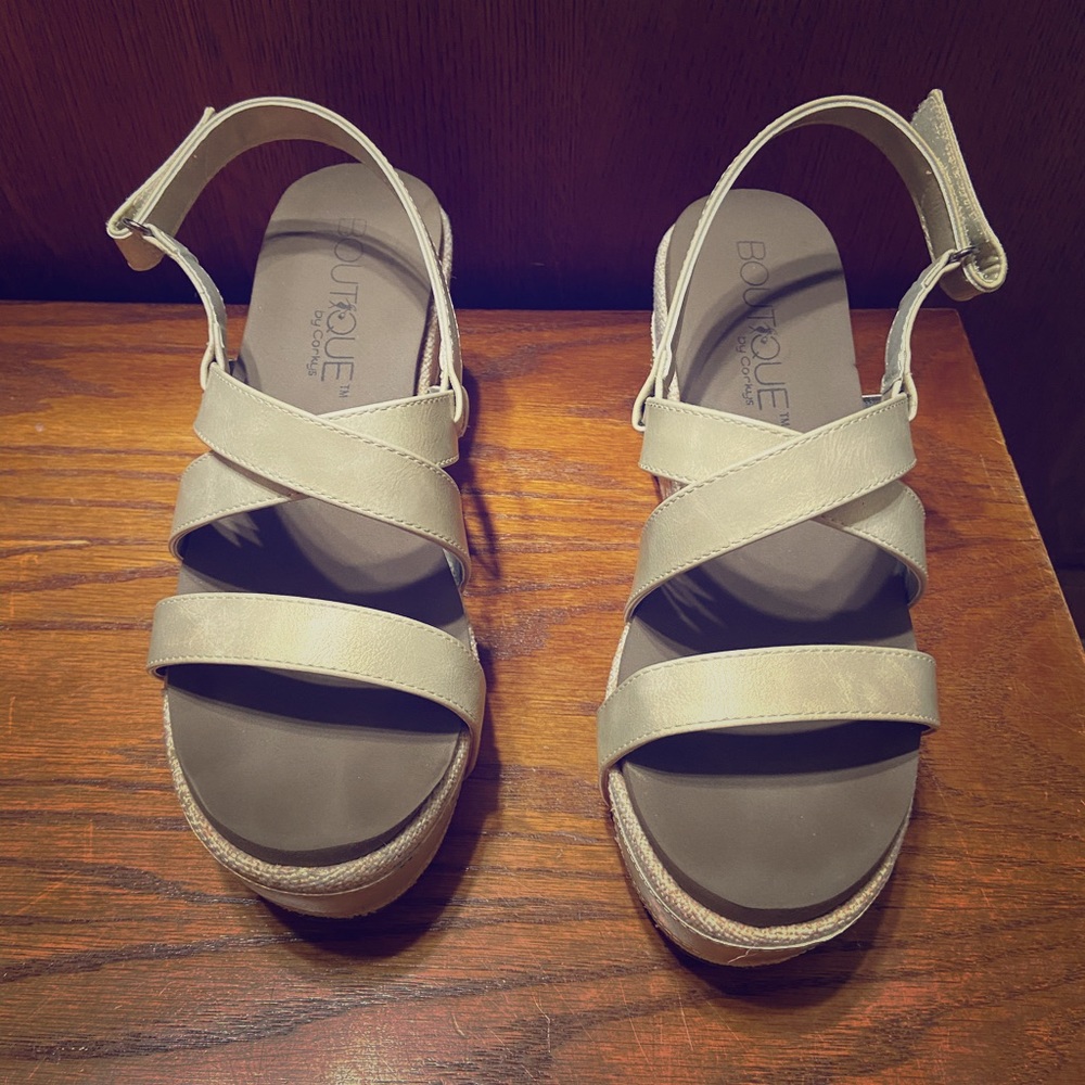 Boutique by Corky’s wedge sandals